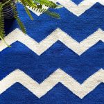 CHEVRON COTTON WOOL RUG